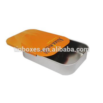 fruit candy small rectangle candy tin box