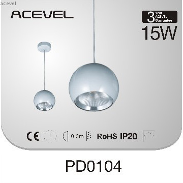 New design LED COB pendant light, 15W