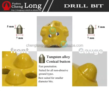 Factory Price Tungsten Carbide Atlas Copco Rock Drill Bits