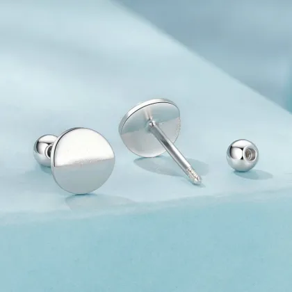 Wholesale 925 Sterling Silver Cross Stud Earrings - Fashion Jewelry Zircon Earrings For Women