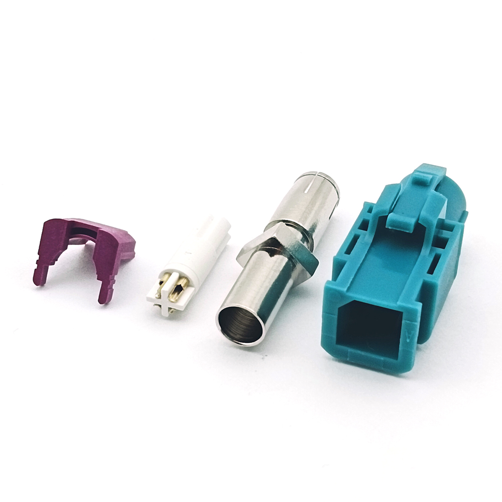 Universal 4 Pole HSD Solder Female Cable Connector