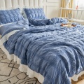 100% Cotton Seersucker Comforter set dengan 2 bantal