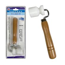 Short-haired flat applicator roller for wall paint