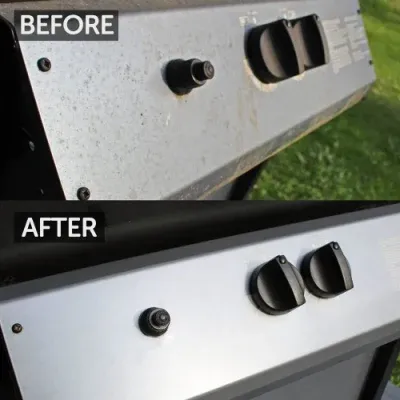 100% Plant-Based Use Wooden Scrapers Vegan BBQ Accessories Grill Cleaner Oil