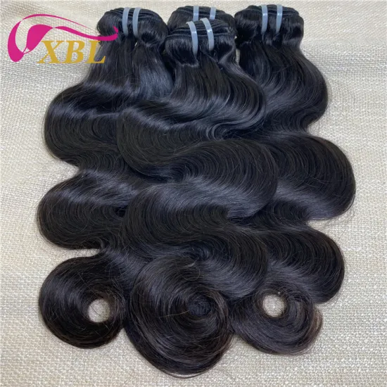 XBL Indian Raw Unprocessed Hair: Natural Body Wave Virgin Human Hair Bundles - Bouncy and High-Quality Extensions