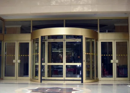 Automatic Sliding Door Operators for Revolving Doors