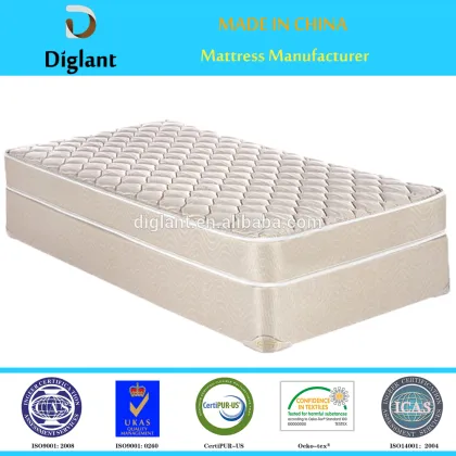 spring soft bed popular thin slim bed mattress price is 200