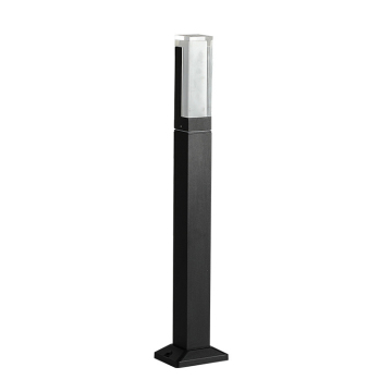 Black Aluminium Led Bollard Light untuk Latar Belakang Latar