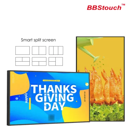 LCD lightbox advertising machine 32"-65"