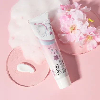 Wholesale Natural Cherry Blossom Mint Toothpaste for Fresh Breath Oral Care