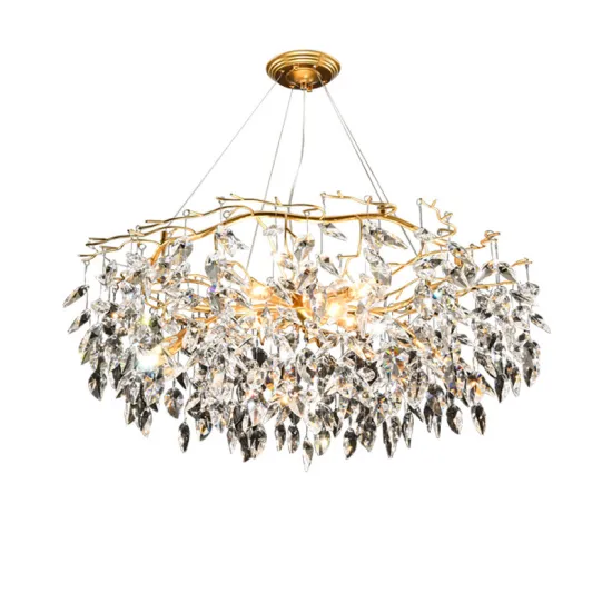 Nordic Postmodern Crystal Firefly Chandelier