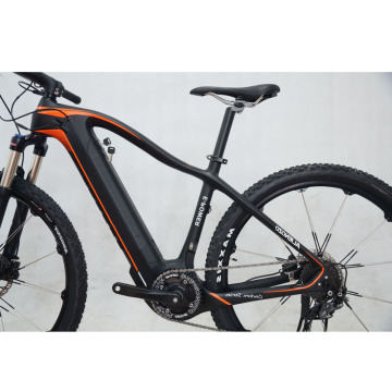 Kohlefaser -Straßenradrahmen mit 27,5 MTB, 10spd Deore, mittlerer Motor 36V Elektrofahrrad