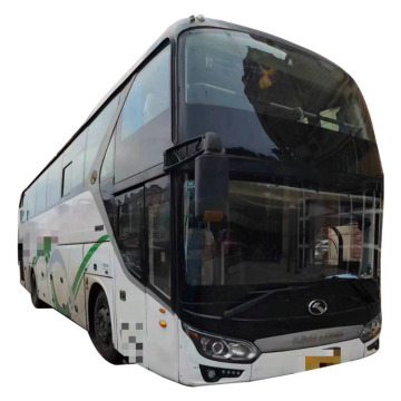 Used 2015 Jinlv Diesel 6 Cylinder Euro 4 12 Meters 63 Seats Custom Color City Buses for Sightseeing