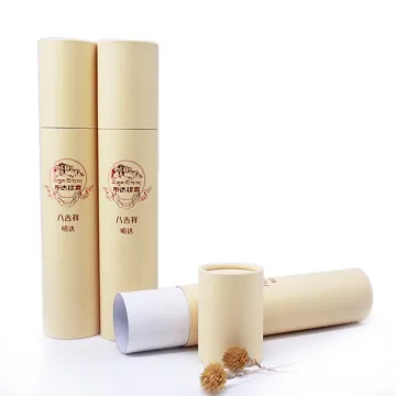 Customized poster paper tube packaging gift box