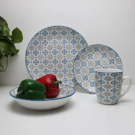 Hot selling new style tableware applique ceramic tableware