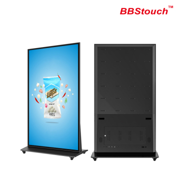 85" Floor Standing Full Screen Advertising signage