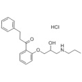 1- [2- [2-Hydroxy-3- (propylamino) propoxy] phenyl] -3-phenylpropan-1-on-hydrochlorid CAS 34183-22-7