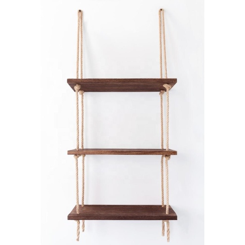 Flower Shelf Wooden 3-tier Hanging Wall Flower Rack Factory