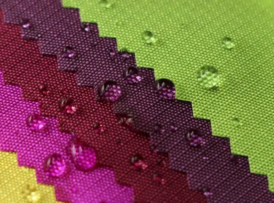 210D PU-Coated Plaid Oxford Fabric for Luggage