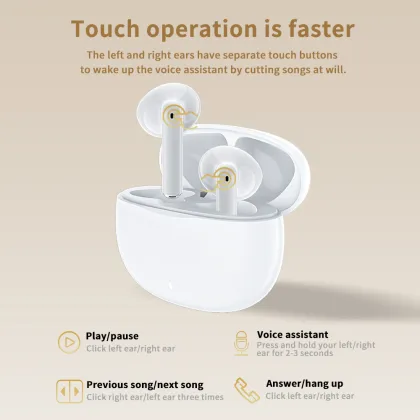 Custom Logo TWs Earphones & Headphones Pro 2nd Gen Wireless Earbuds In-Ear Headphones