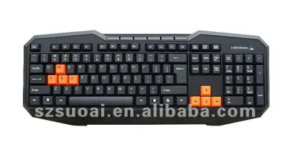 2015 Multimedia 2.4G wirelesss keyboard for game