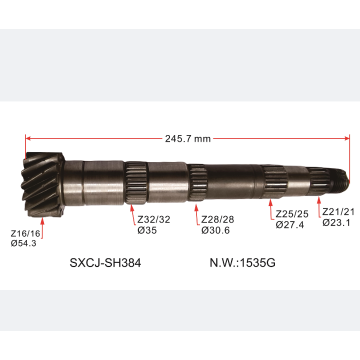 Manual Gearbox Synchronizer Shaft for Fiat OEM 514081A 16*57