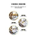 Panyimpen minimalis Italia telu ing siji sofa amben
