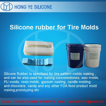 Blue tyre molding silicone