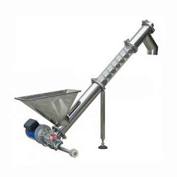 Inclined Small Diameter Screw Conveyor for Powder Transport