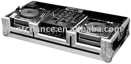 ATA COFFIN FOR TWO DENON DNS1000 PLAYERS AND DNX100 MIXER