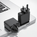 UK 65W 3-портовый GAN настенное зарядное устройство PD Adapter