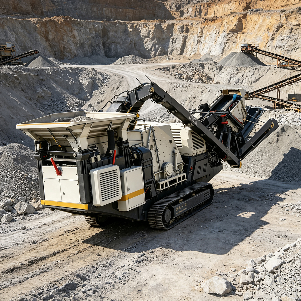 Mobile crushing equipment