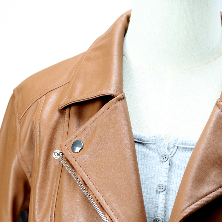 Leather Biker Faux Leather Jacket