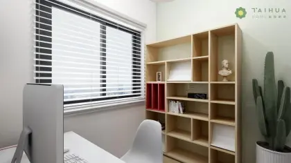 Study Room Book Shelf Writing Desk