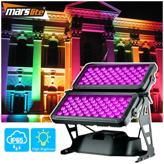 Waterproof LED Wall Washers - Marslite 120W 10W Outdoor Light with City Color 1200W