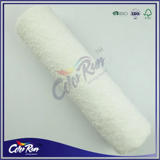 ColorRun professioanal paint roller brush smooth surface using microfiber paint roller brush sleeve