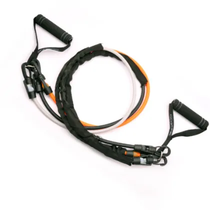Three sets of tensile tubes