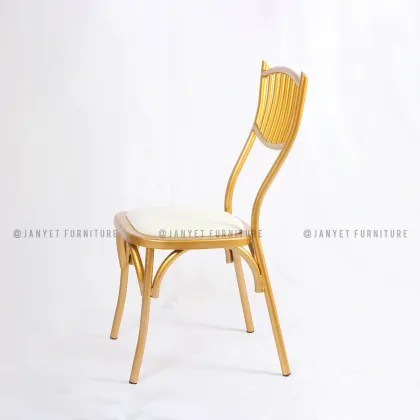 New Design Metal Gold Chiavari Silla Tiffany Chairs Wedding Luxury