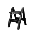 SGCB Plastic Double Side Car Cleaning Stool foldable stepping ladder slim design portable household 2 step car Folding ladder