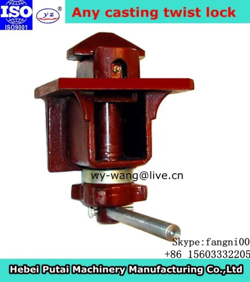 iron Material and Locks Type truck container door twist lock