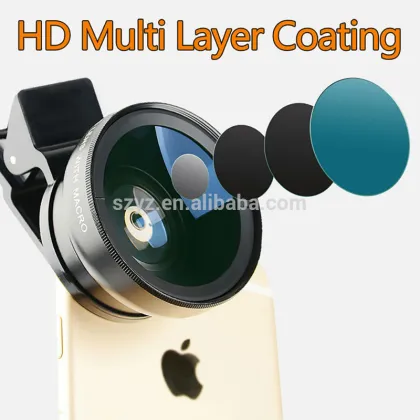 OEM 0.45X Super Wide Angle Lens + 12.5X Macro Lens camera lens for samsung galaxy s3 mini