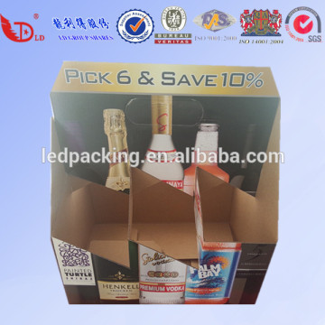 Colorful printing single wine glass packing paper box