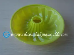 Large Tube Ring Custom Silicone Products Savarin Gugelhupf Tube Silicone Cake Mould
