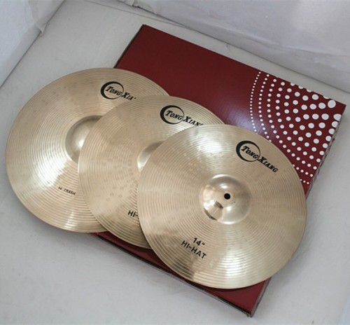 high quality cymbal with wrap sustain sound cymbal