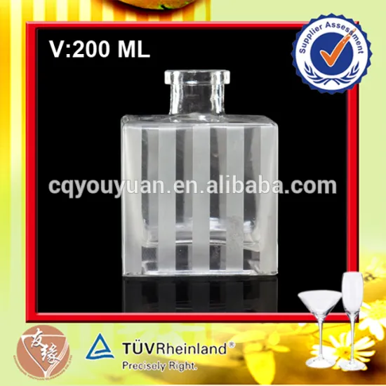 Square Aroma Diffuser 2016 Frosted Glass Bottles For Perfume