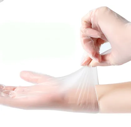 Disposable Plastic Gloves TPE Cleaning Pvc Gloves