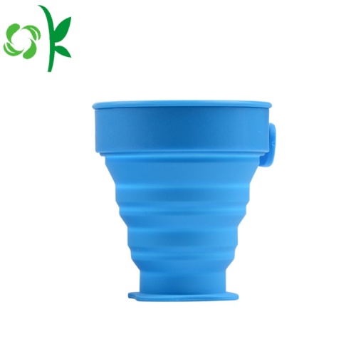 बिक्री के लिए शीर्ष गुणवत्ता टिकाऊ सिलिकॉन फोल्डिंग कप