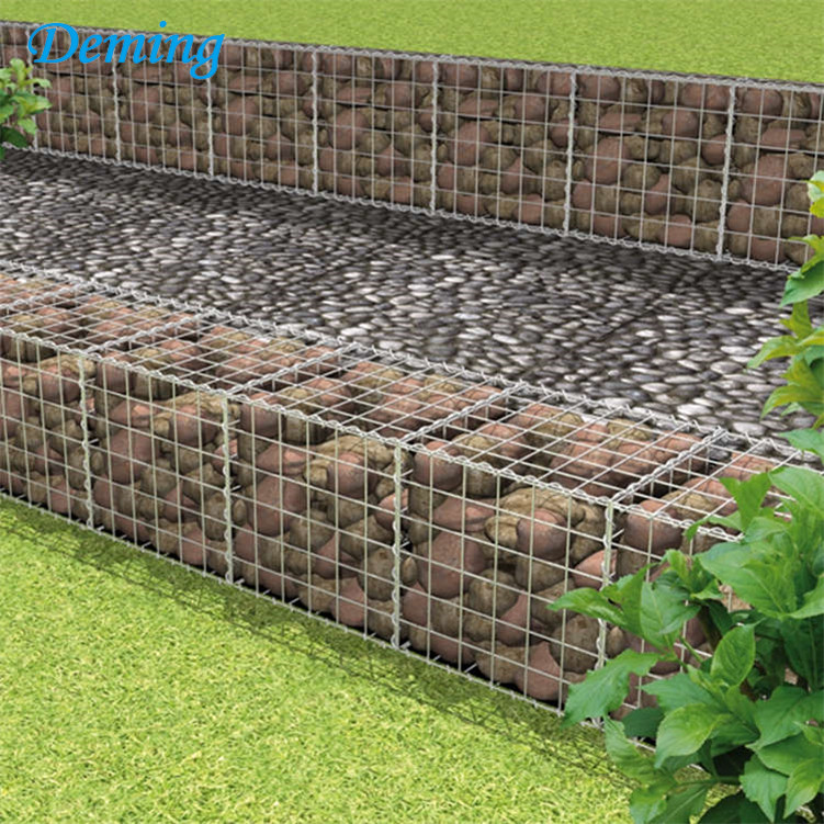 welded wire mesh gabions used for retaining wall