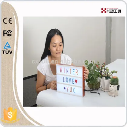 a little lovely led light box