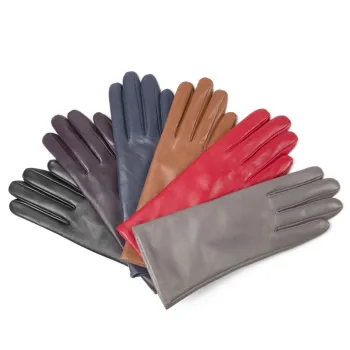 Wholesale 2024 Women's Genuine Winter Gloves: Lambskin, Sheepskin, Wool Lined Leather Gloves for Driving and Fashion